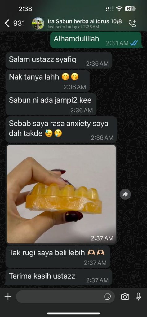 testimoni sabun herba al-idrus