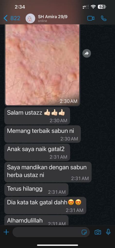 testimoni sabun herba